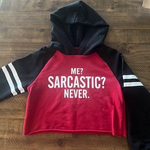 Shein cropped hoodie - size 7/8